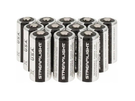 CR123A LITHIUM BATTERIES 12PK