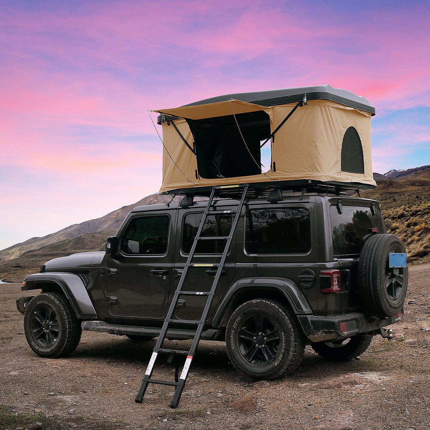 Trustmade Hard Shell Rooftop Tent 2mins Setup 100% Waterproof 50mm Mattress Pick Up Available