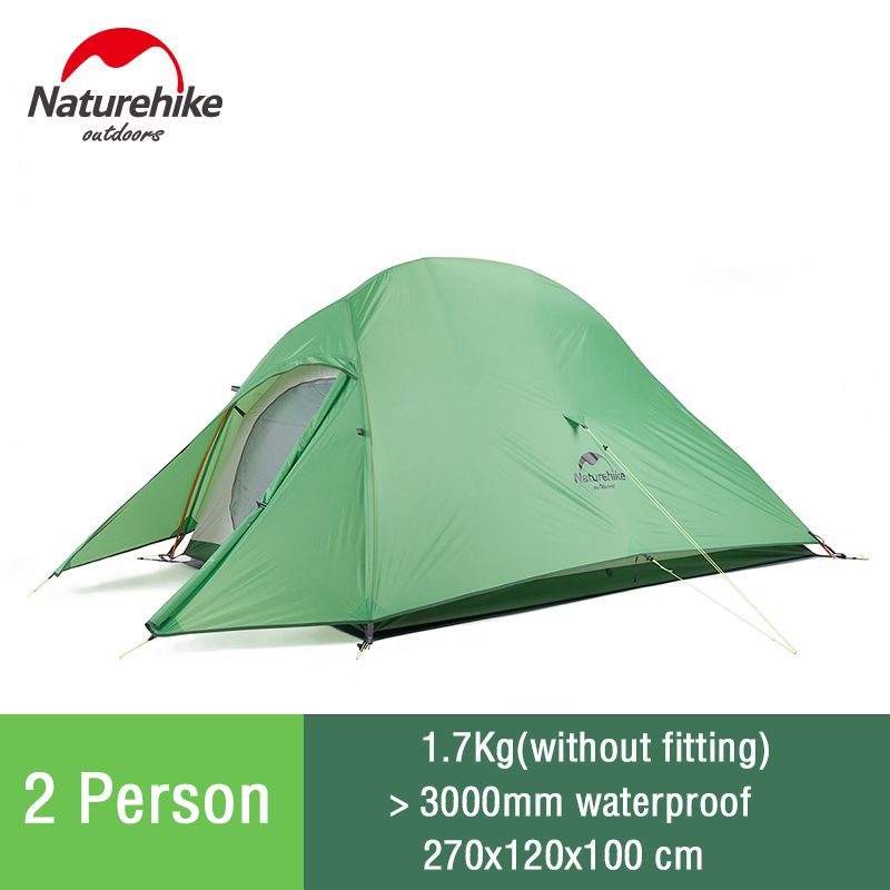 Naturehike Cloud Up Camping Tent Hiking Outdoor Family Beach Shade Waterproof Camping Portable 1 2 3 person Backpacking Tent