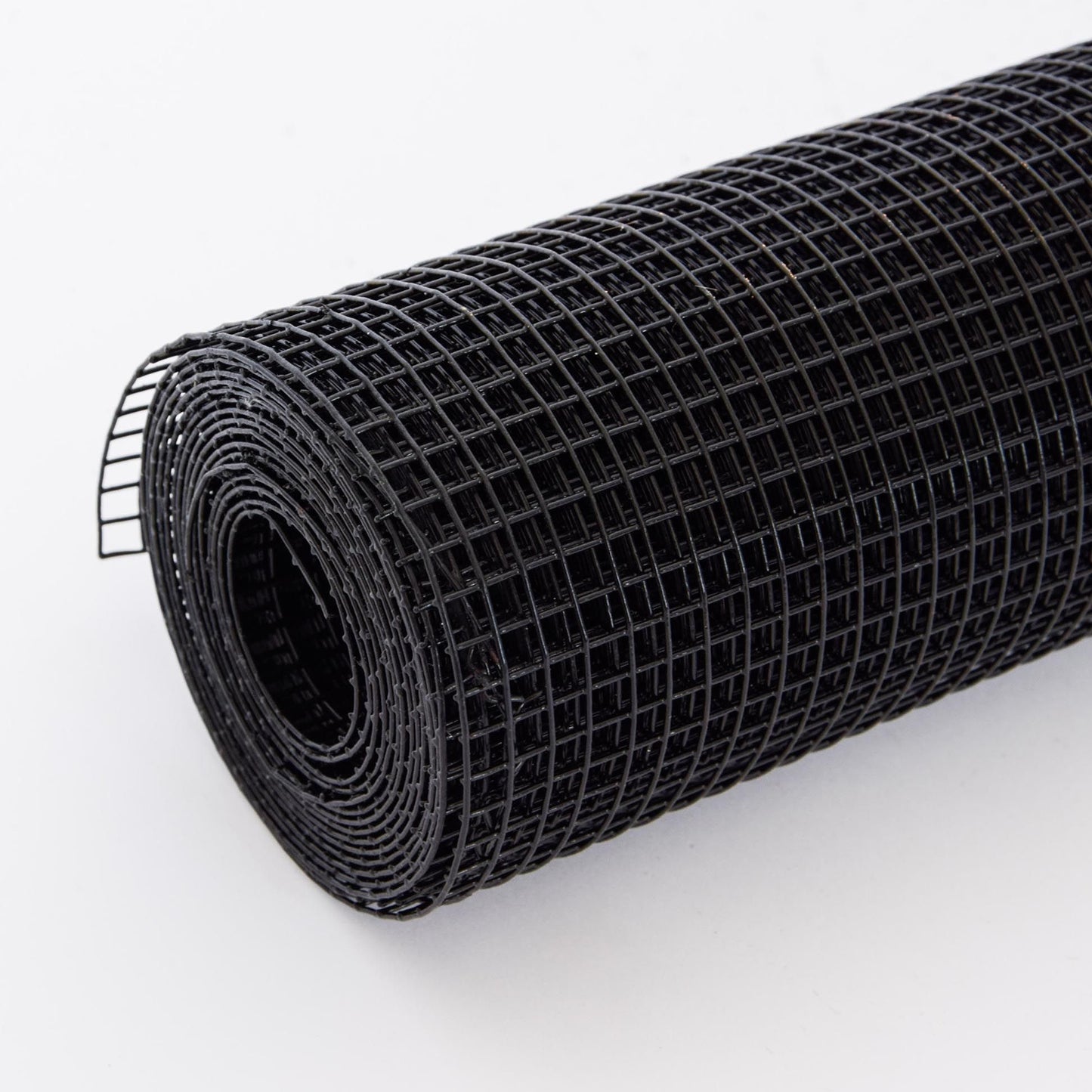 24 inch×50 ft Black Vinyl Coated Hardware Cloth, 21 Gauge 1/4 inch Black PVC Hardware Cloth, Black Welded Wire Fence Supports Poultry-Netting Cage-Home Improvement and Chicken Coop