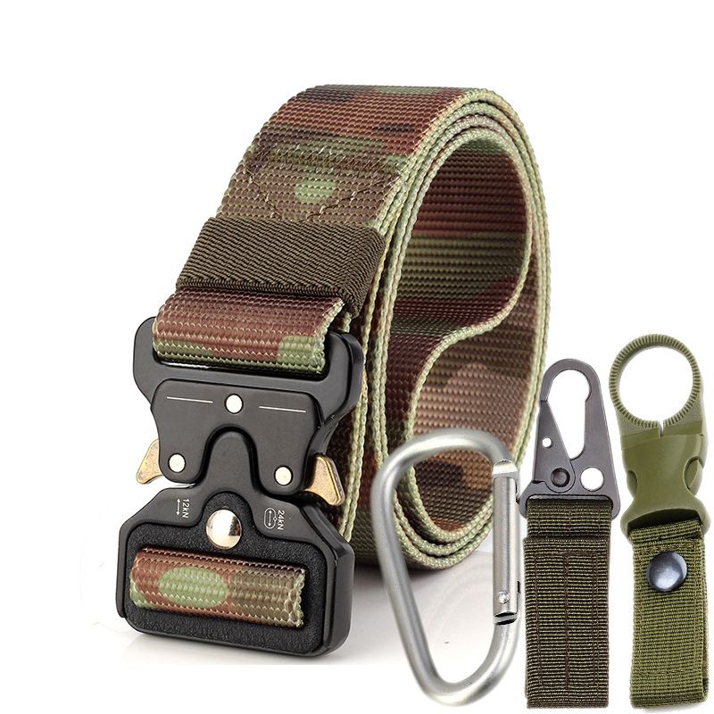 3.8cm Tactical belt Men's military fan Tactical belt Multi functional nylon outdoor training belt Logo can be ordered