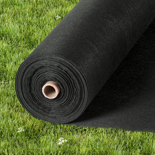 VEVOR Non-Woven Geotextile Fabric 6x100FT 8OZ Ground Cover Weed Control Fabric