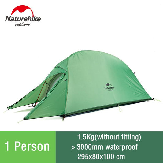 Naturehike Cloud Up Camping Tent Hiking Outdoor Family Beach Shade Waterproof Camping Portable 1 2 3 person Backpacking Tent