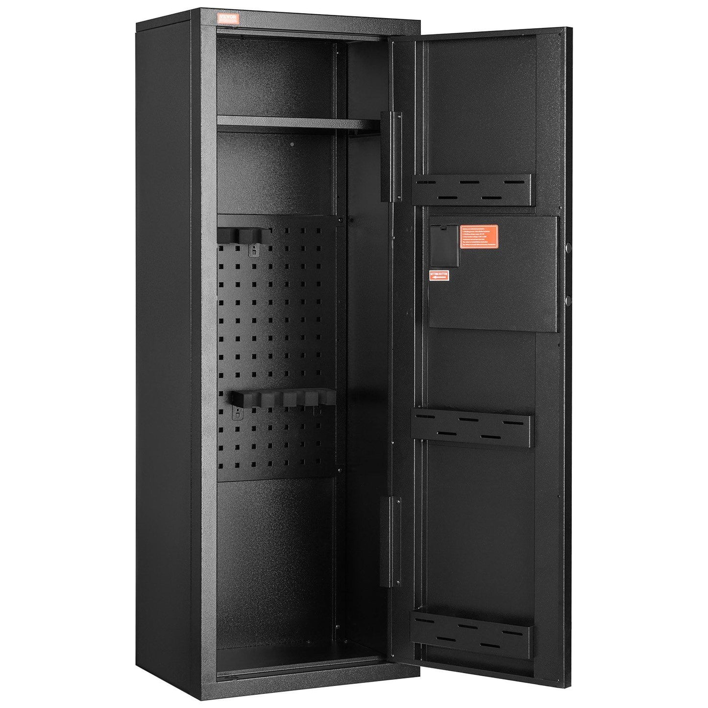 VEVOR 6-8 Rifles Gun Safe, Rifle Safe with Lock & Digital Keypad, Quick Access Tall Gun Storage Cabinet with Removable Shelf, Rifle Cabinet for Home Rifle and Shotguns