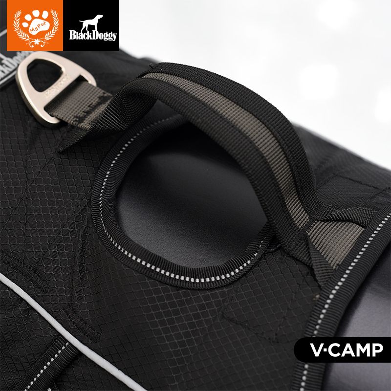 Multi-Use Support Dog Harness, Hiking and Trail Running, Service and Working, Everyday Wear-black XH