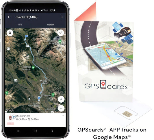 GPS cards works for Coban Vehicle GPS-103A with emergency alarms and tracking