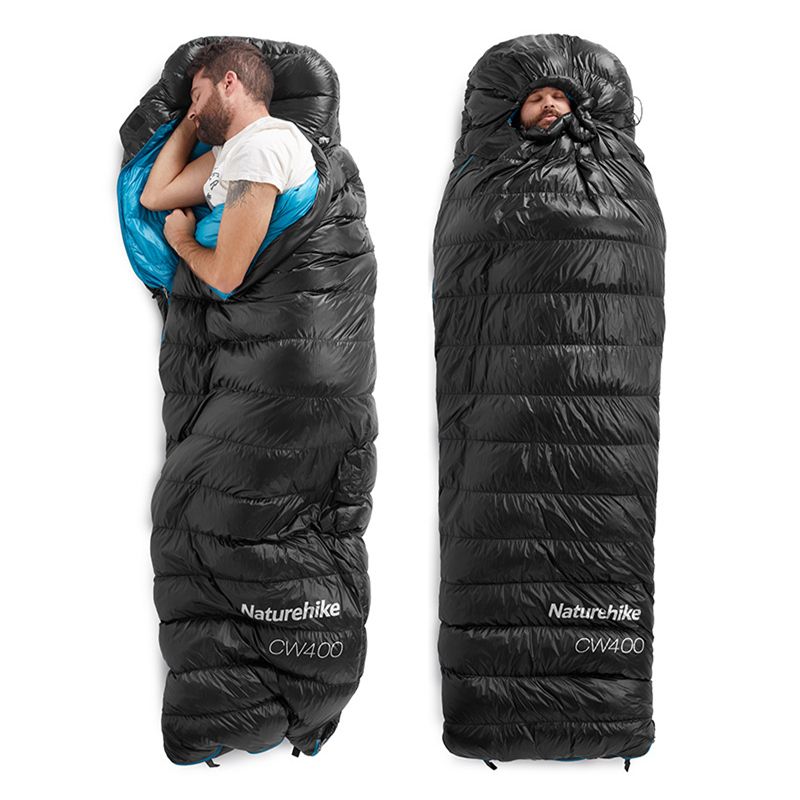 Naturehike cw400 Sleeping Bag Lightweight Goose Down Winter Warm Sleeping Bag Ultralight Outdoor Hiking Camping Travel Equipment