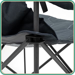 XXL Oversized Camping Chair Heavy Duty 500 LBS for Big Tall People Above 6'4 Padded Portable Folding Sports Lawn Chairs with Armrest Cup Holder & Pocket for Outdoor/Travel/Picnic/Camp