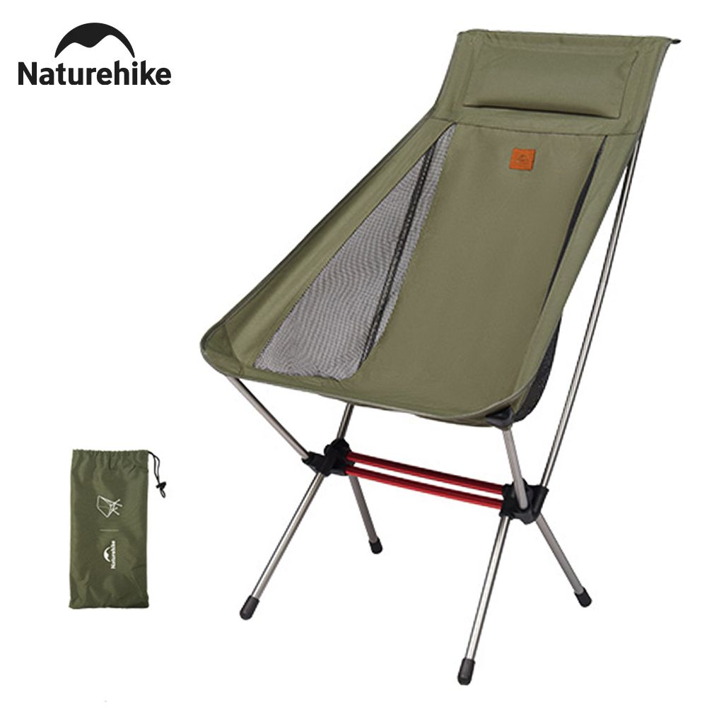 Naturehike Beach Chair High Fishing Chair Folding Chair Ultralight Camping Chair Portable Outdoor Chairs Picnic Travel Chair