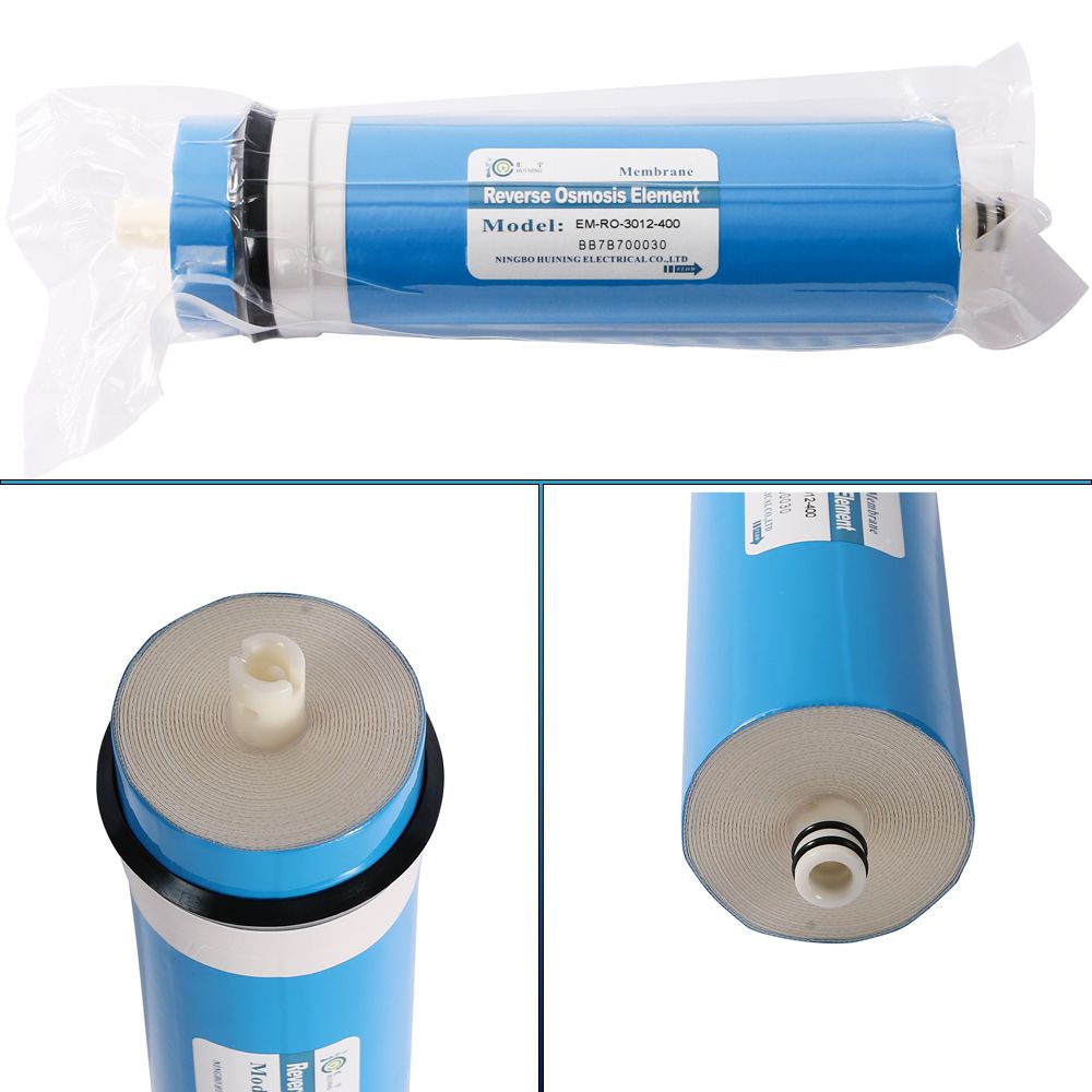 HUINING RO Membrane Residential Reverse Osmosis Membrane Water Filter Cartrige Replacement for Home Drinking Water Filtration System Household Under Sink Water Purifier