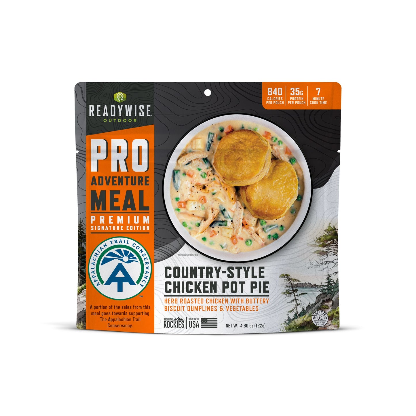 6 CT ReadyWise Pro Adventure Meal Classic Chicken Pot Pie