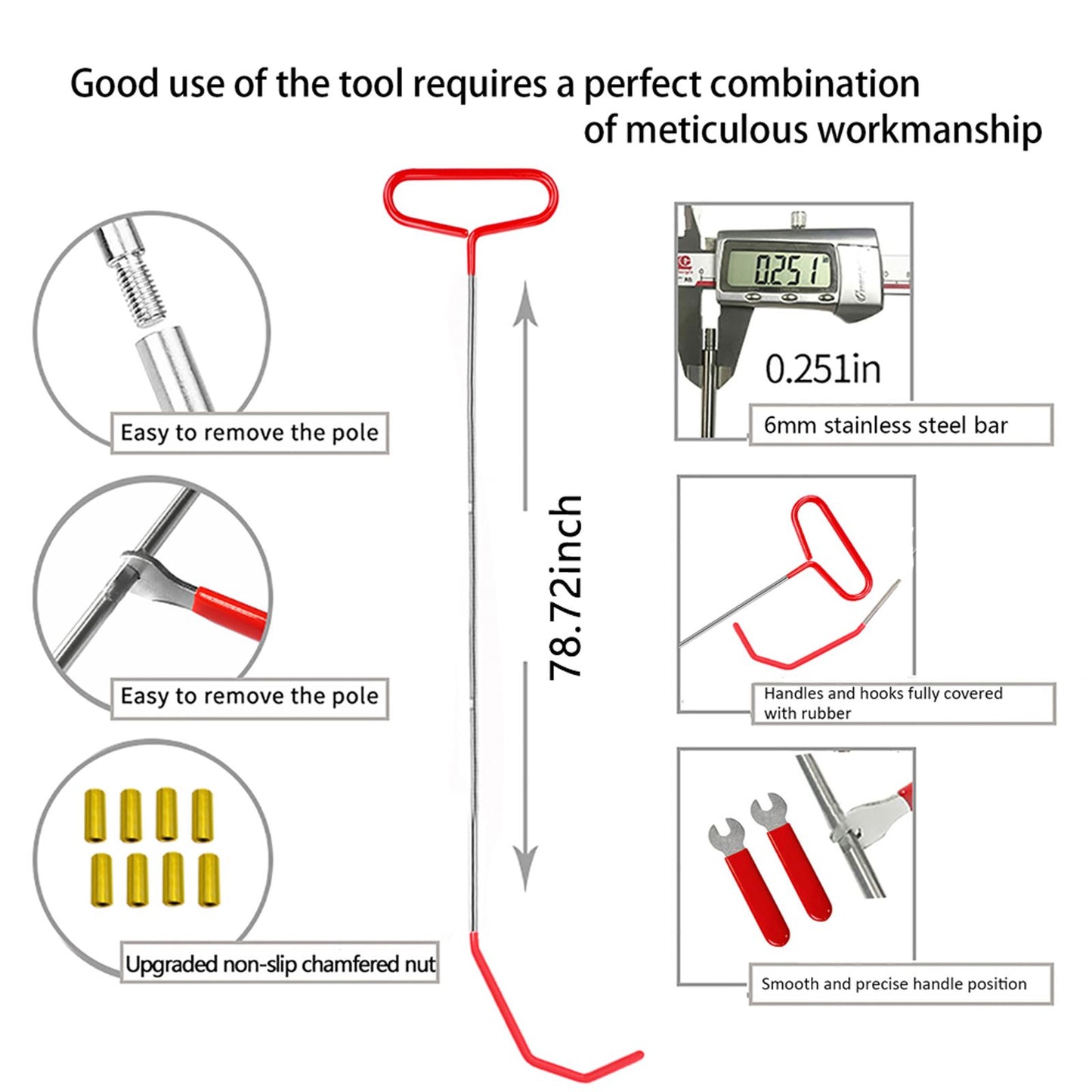 26 pieces of car emergency use kit, camping lamp maintenance lamp bracket, brake caliper hook, fifth wheel pin puller, multi-functional car maintenance parts bracket, auto parts, outdoor supplies