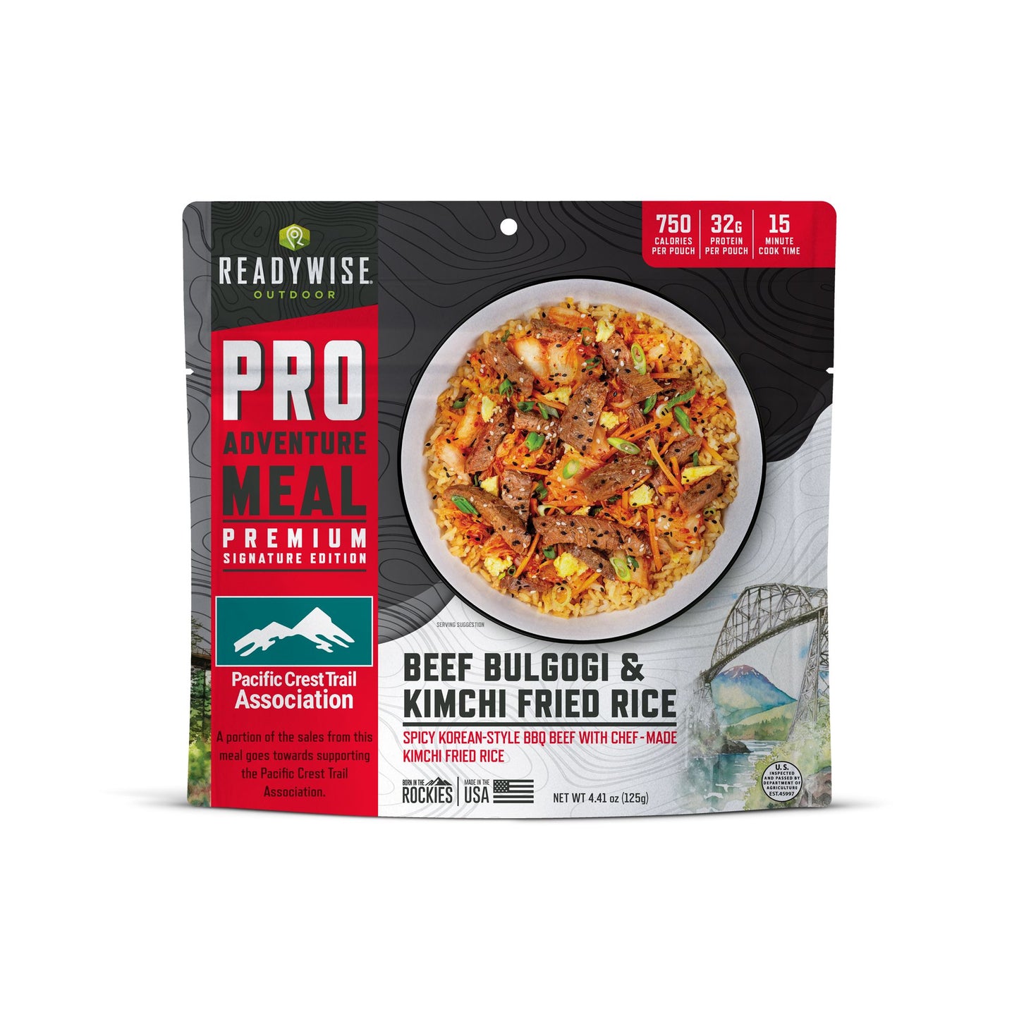 6 CT ReadyWise Pro Adventure Meal Beef Bulgogi and Kimchi Fried Rice