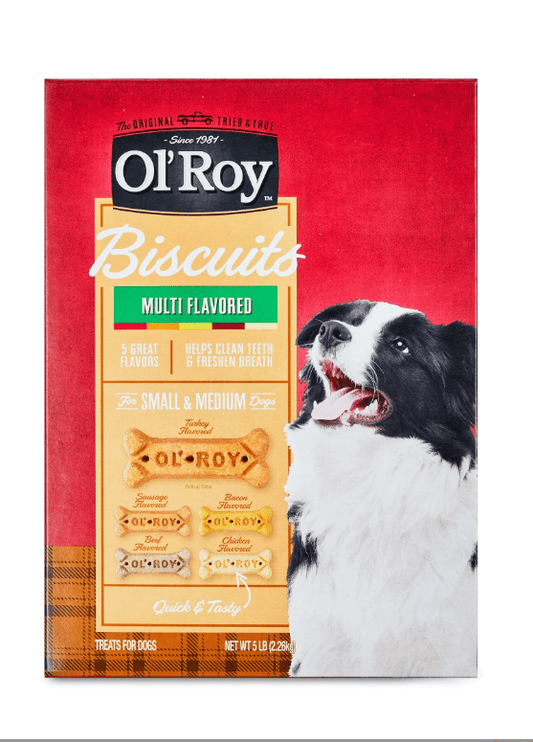 Ol' Roy Multi Flavored Biscuits for Dogs, 5 lb Box