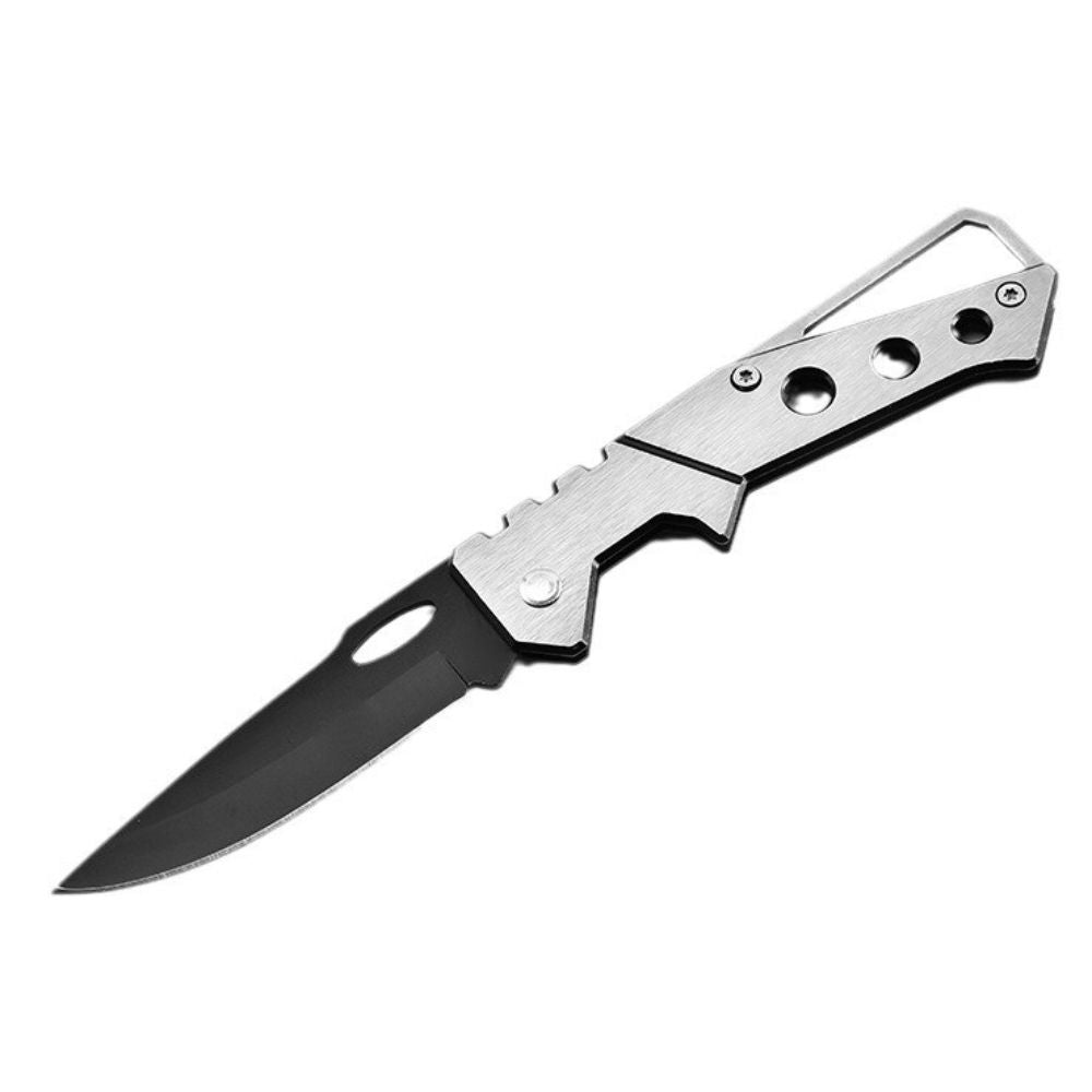 Stainless Steel Folding Knife, Outdoor Camping Hiking Pocket Knife, Self-Defense Folding Mini Knife, Men's Gift