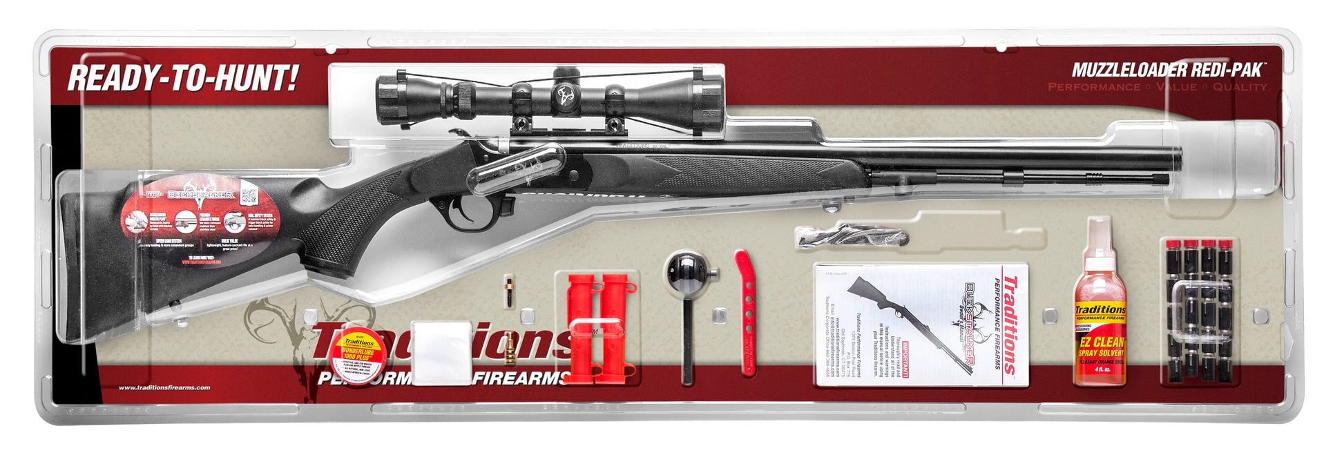 BUCKSTALKER XT 50CAL BLK PKG