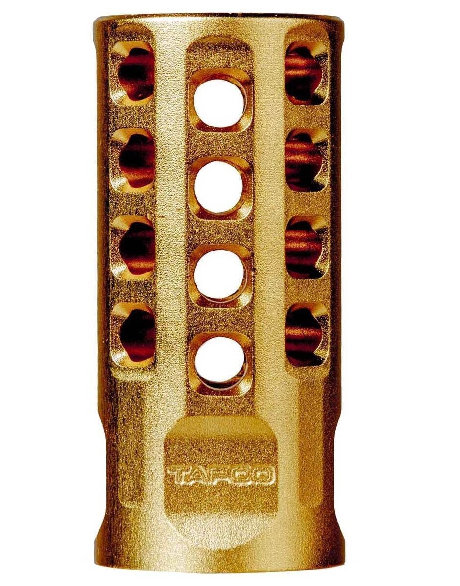 TAPCO 10/22 MUZZLE BRAKE GOLD